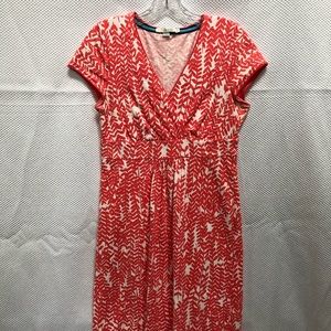 Beautiful Boden coral knit dress 6R